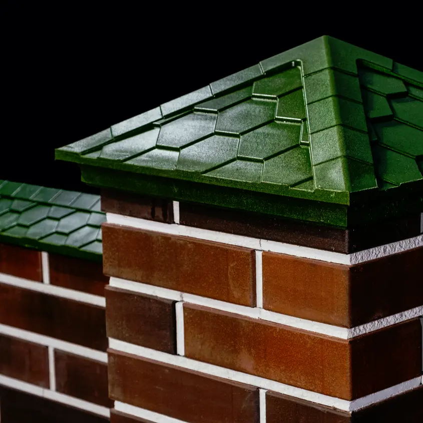 Фото 5 Колпаки и парапеты Эверест Зеленые