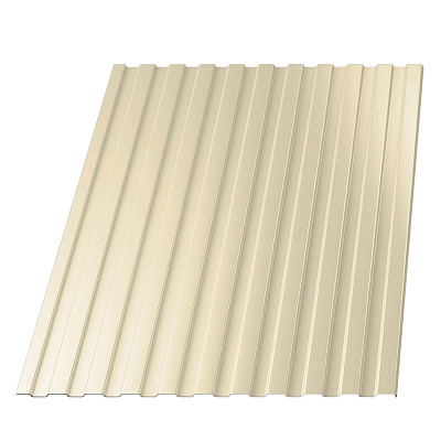 Профнастил (профлист) С-8 RAL1015 Слоновая Кость ширина 1.19(1,15)м толщина 0.45мм