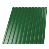 Профнастил (профлист) С-8 RAL6002 Зеленый лист 0.45мм ширина 1.19(1,15)м