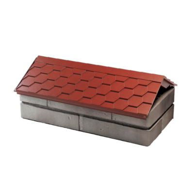 Парапет ZKING EVEREST Красный 300х510х110мм с посадкой на 1 кирпич (200,225,250мм) 2