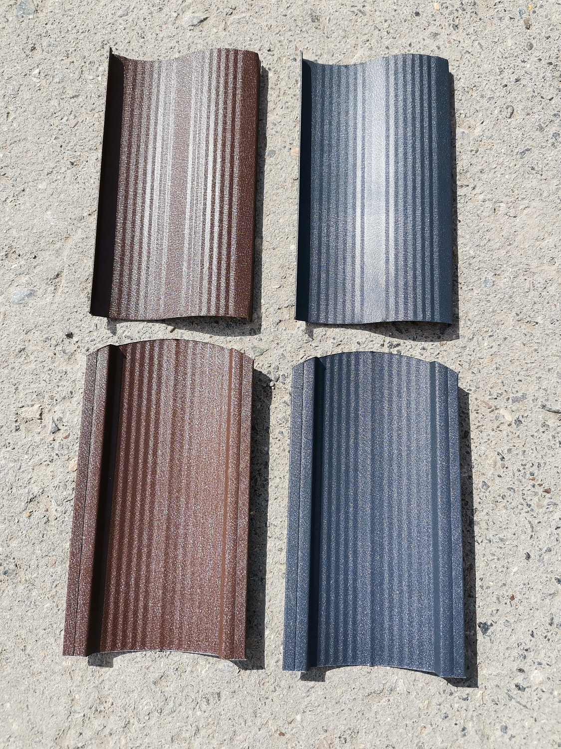 Металлопрофиль двусторонний под Стальной Бархат в Воронеже